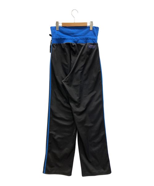 DIESEL（ディーゼル）DIESEL (ディーゼル) ジャージパンツ P-martib（ピー マーティン） ブラック×ブルー サイズ:Lの古着・服飾アイテム