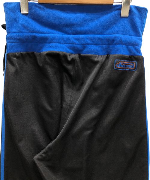 DIESEL（ディーゼル）DIESEL (ディーゼル) ジャージパンツ P-martib（ピー マーティン） ブラック×ブルー サイズ:Lの古着・服飾アイテム