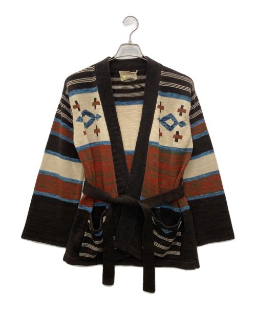 Sweater Bee by BANFF LTD.（セーター・ビー・バイ・バンフ）Sweater Bee by BANFF LTD. (セーター・ビー・バイ・バンフ) ニットカーディガン マルチカラー サイズ:不明の古着・服飾アイテム