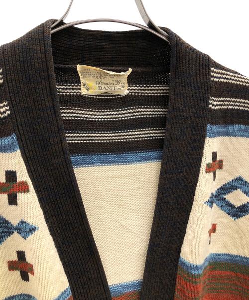 Sweater Bee by BANFF LTD.（セーター・ビー・バイ・バンフ）Sweater Bee by BANFF LTD. (セーター・ビー・バイ・バンフ) ニットカーディガン マルチカラー サイズ:実寸サイズをご確認ください。の古着・服飾アイテム