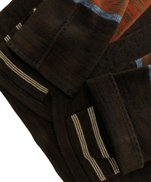 Sweater Bee by BANFF LTD.（セーター・ビー・バイ・バンフ）Sweater Bee by BANFF LTD. (セーター・ビー・バイ・バンフ) ニットカーディガン マルチカラー サイズ:実寸サイズをご確認ください。の古着・服飾アイテム