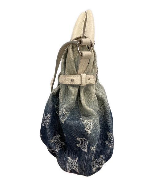 CELINE（セリーヌ）CELINE (セリーヌ) 2WAYバッグ ハンドバッグ ショルダーバッグ マカダム デニムグラデーション インディゴ サイズ:実寸サイズにてご確認ください。の古着・服飾アイテム