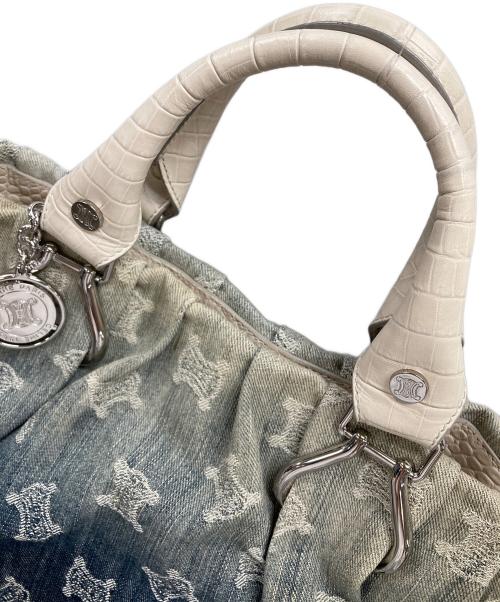 CELINE（セリーヌ）CELINE (セリーヌ) 2WAYバッグ ハンドバッグ ショルダーバッグ マカダム デニムグラデーション インディゴ サイズ:実寸サイズにてご確認ください。の古着・服飾アイテム