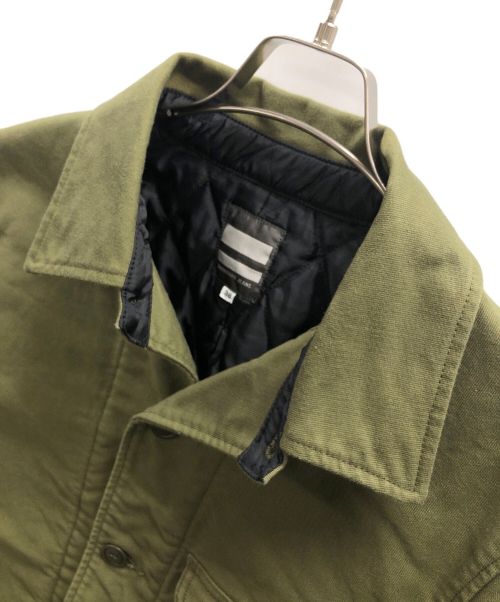 MOMOTARO JEANS（桃太郎ジーンズ）MOMOTARO JEANS (モモタロウ ジーンズ) ジャケット ミリタリーコードレーン・カバーオール オリーブ サイズ:38の古着・服飾アイテム