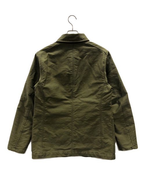 MOMOTARO JEANS（桃太郎ジーンズ）MOMOTARO JEANS (モモタロウ ジーンズ) ジャケット ミリタリーコードレーン・カバーオール オリーブ サイズ:38の古着・服飾アイテム