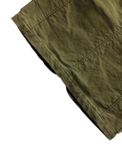 MOMOTARO JEANS（桃太郎ジーンズ）MOMOTARO JEANS (モモタロウ ジーンズ) ジャケット ミリタリーコードレーン・カバーオール オリーブ サイズ:38の古着・服飾アイテム