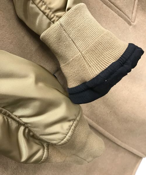 DIESEL（ディーゼル）DIESEL (ディーゼル) チェスターコート W-CUSTOMIZ（ダブルｰカスタマイズ） ベージュ サイズ:Mの古着・服飾アイテム