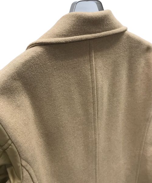 DIESEL（ディーゼル）DIESEL (ディーゼル) チェスターコート W-CUSTOMIZ（ダブルｰカスタマイズ） ベージュ サイズ:Mの古着・服飾アイテム