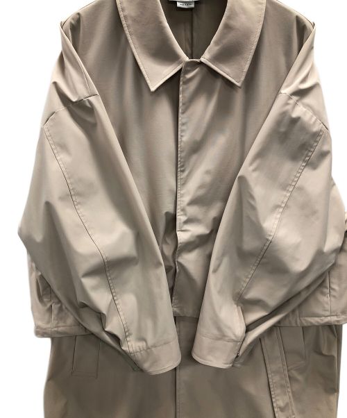 YOKE（ヨーク）YOKE (ヨーク) ステンカラーコート BALCOLLAR SHARE COAT（バルカラー シェア コート） ベージュ サイズ:Mの古着・服飾アイテム