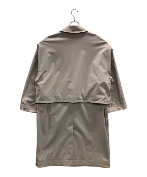 YOKE（ヨーク）YOKE (ヨーク) ステンカラーコート BALCOLLAR SHARE COAT（バルカラー シェア コート） ベージュ サイズ:Mの古着・服飾アイテム