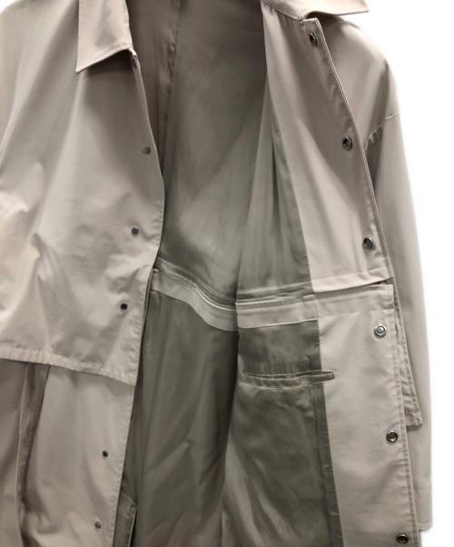 YOKE（ヨーク）YOKE (ヨーク) ステンカラーコート BALCOLLAR SHARE COAT（バルカラー シェア コート） ベージュ サイズ:Mの古着・服飾アイテム