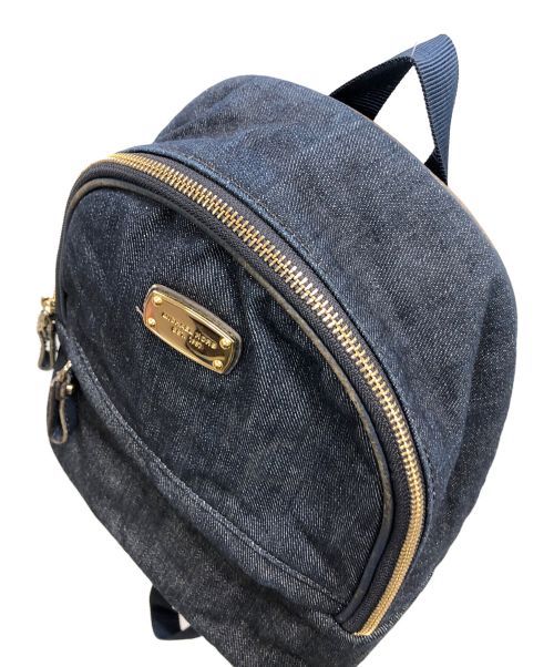 MICHAEL KORS（マイケル・コース）MICHAEL KORS (マイケルコース) デニムスモールリュック インディゴ サイズ:実寸サイズにてご確認ください。の古着・服飾アイテム