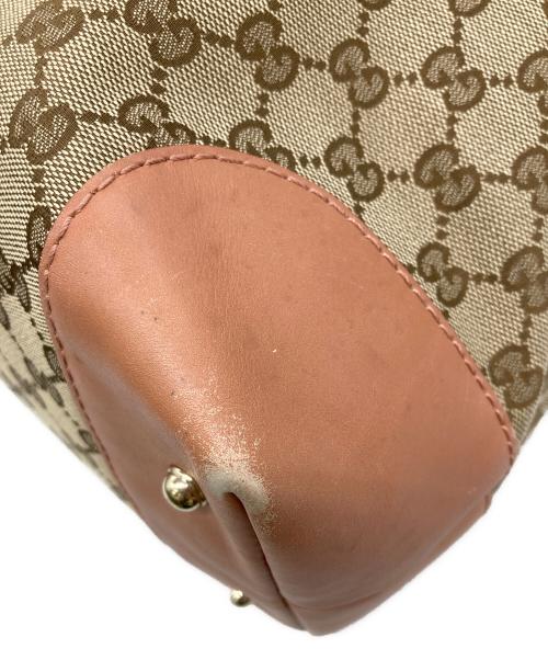 GUCCI（グッチ）GUCCI (グッチ) トートバッグ ベージュ×ブラウンの古着・服飾アイテム