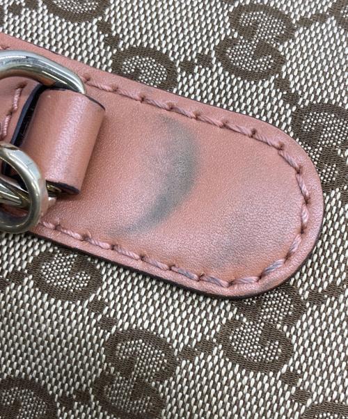 GUCCI（グッチ）GUCCI (グッチ) トートバッグ ベージュ×ブラウンの古着・服飾アイテム