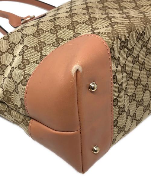 GUCCI（グッチ）GUCCI (グッチ) トートバッグ ベージュ×ブラウン サイズ:実寸サイズにてご確認ください。の古着・服飾アイテム