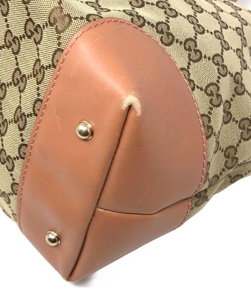 GUCCI（グッチ）GUCCI (グッチ) トートバッグ ベージュ×ブラウン サイズ:実寸サイズにてご確認ください。の古着・服飾アイテム