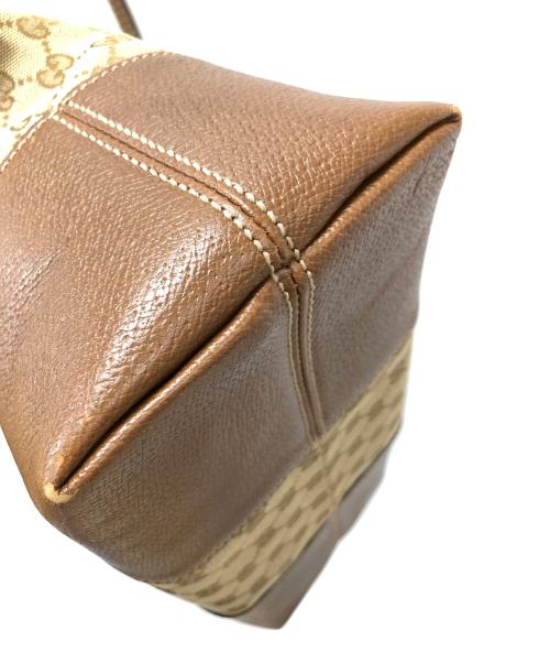 GUCCI（グッチ）GUCCI (グッチ) トートバッグ ベージュ×ブラウン サイズ:実寸サイズにてご確認ください。の古着・服飾アイテム