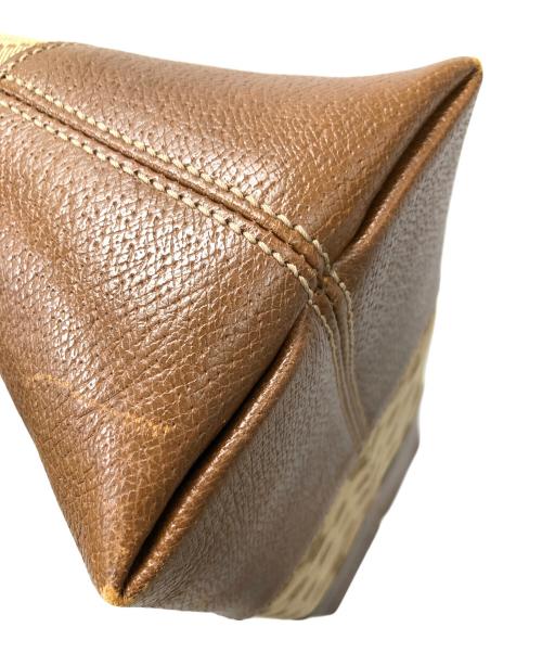 GUCCI（グッチ）GUCCI (グッチ) トートバッグ ベージュ×ブラウン サイズ:実寸サイズにてご確認ください。の古着・服飾アイテム