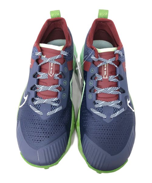 NIKE（ナイキ）NIKE (ナイキ) スニーカー ZEGAMA TRAIL (ゼガマトレイル) ネイビー×グリーン サイズ:28cm 未使用品の古着・服飾アイテム