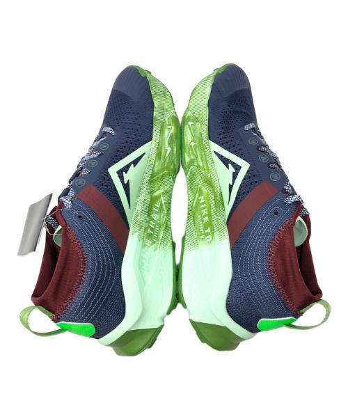 NIKE（ナイキ）NIKE (ナイキ) スニーカー ZEGAMA TRAIL (ゼガマトレイル) ネイビー×グリーン サイズ:28cm 未使用品の古着・服飾アイテム