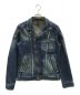 glamb（グラム）の古着「デニムジャケット コルツデニムライダース 10周年記念」｜ネイビー