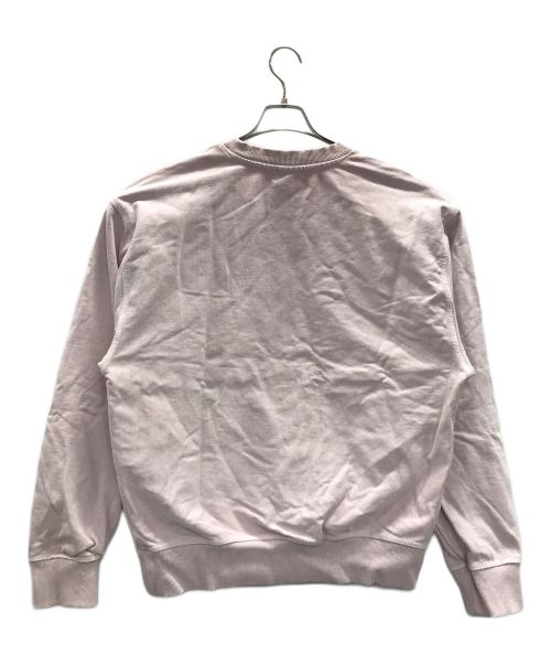 stussy（ステューシー）stussy (ステューシー) スウェット　刺繍ロゴ　GLAMOUR PIGMENT DYED CREW（グラマーピグメントダイドクルー） ピンク サイズ:Lの古着・服飾アイテム