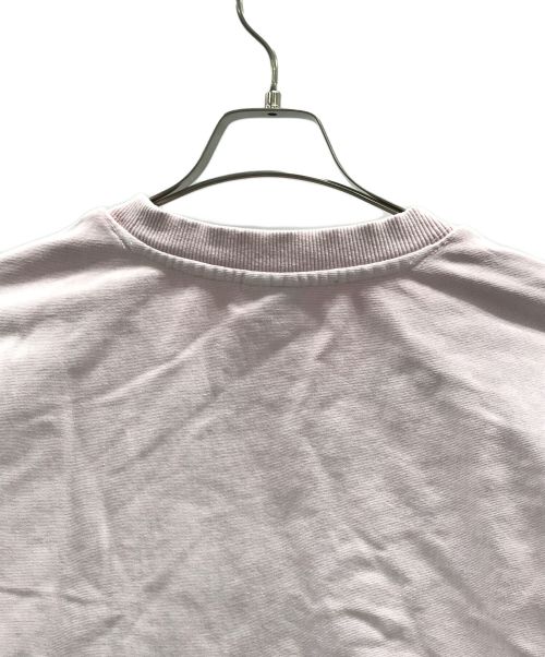 stussy（ステューシー）stussy (ステューシー) スウェット　刺繍ロゴ　GLAMOUR PIGMENT DYED CREW（グラマーピグメントダイドクルー） ピンク サイズ:Lの古着・服飾アイテム