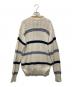 POLO RALPH LAUREN (ポロ・ラルフローレン) 90S 襟付きニット アイボリー×ブルー サイズ:L：7000円