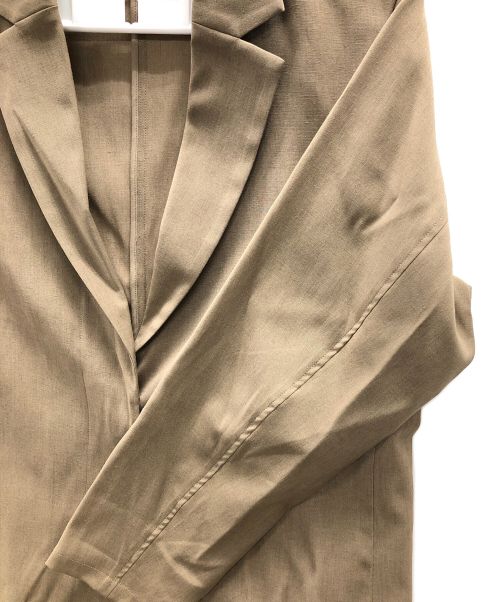 SOEJU（ソージュ）SOEJU (ソージュ) テーラードジャケット ライトリネン混ジャケット ベージュ サイズ:Mの古着・服飾アイテム