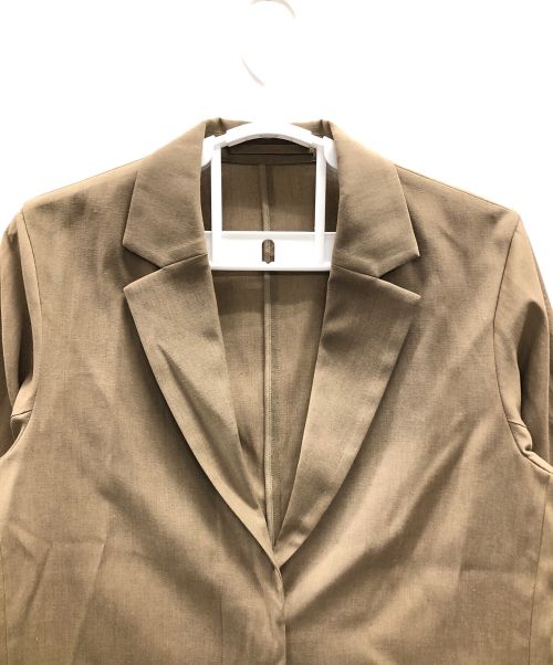 SOEJU（ソージュ）SOEJU (ソージュ) テーラードジャケット ライトリネン混ジャケット ベージュ サイズ:Mの古着・服飾アイテム