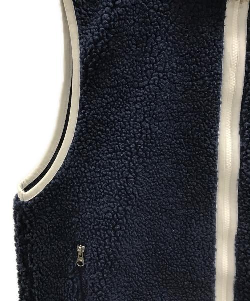 BoTT（ボット）BoTT (ボット) Full Zip Fleece Vest（フル ジップ フリース ベスト） ブルー サイズ:Lの古着・服飾アイテム