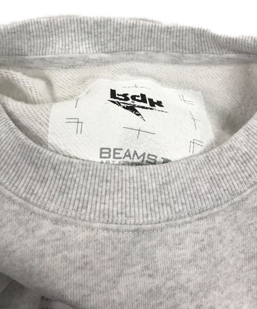 BEDOK BEAMS T（ベドク・ビームス・ティー）BEDOK BEAMS T (ベドク・ビームス・ティー) スウェット　猫 グレー サイズ:M 未使用品の古着・服飾アイテム