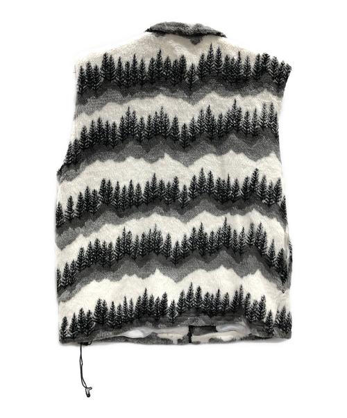 GLACIER GEAR OUTDOOR（グレイシャー ギア アウトドア）GLACIER GEAR OUTDOOR (グレイシャー ギア アウトドア) ベスト ブラック×ホワイト サイズ:XLの古着・服飾アイテム