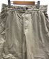 LOOPE (ルーペ) パンツ　OUTSIDE PLEATED TROUSERS（アウトサイドプリーツトラウザーズ） ベージュ サイズ:35：9000円