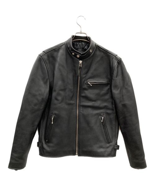 Wind Armor（ウィンドアーマー）Wind Armor (ウィンドアーマー) レザージャケット シングルライダースジャケット ブラック サイズ:LLの古着・服飾アイテム