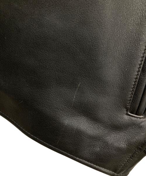 Wind Armor（ウィンドアーマー）Wind Armor (ウィンドアーマー) レザージャケット シングルライダースジャケット ブラック サイズ:LLの古着・服飾アイテム