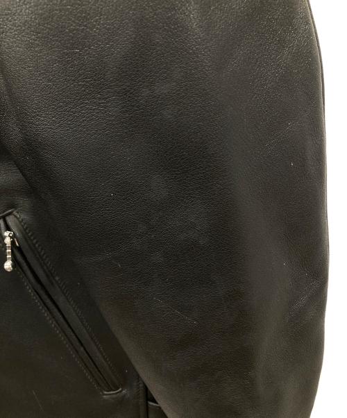 Wind Armor（ウィンドアーマー）Wind Armor (ウィンドアーマー) レザージャケット シングルライダースジャケット ブラック サイズ:LLの古着・服飾アイテム