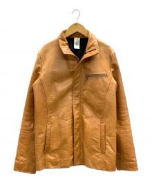 ripvanwinkle（リップヴァンウィンクル）の古着「レザージャケット」｜ブラウン