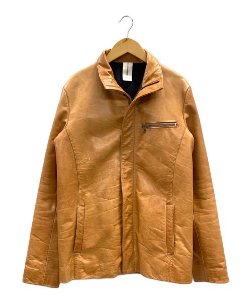 ripvanwinkle（リップヴァンウィンクル）ripvanwinkle (リップヴァンウィンクル) レザージャケット ブラウン サイズ:3の古着・服飾アイテム