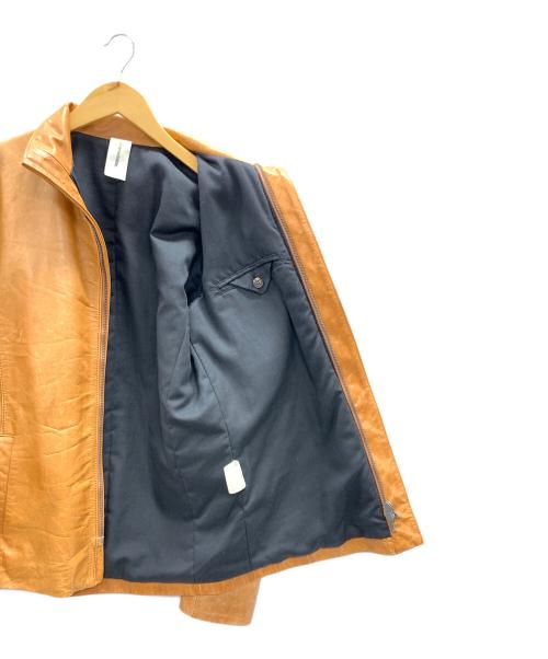 ripvanwinkle（リップヴァンウィンクル）ripvanwinkle (リップヴァンウィンクル) レザージャケット ブラウン サイズ:3の古着・服飾アイテム
