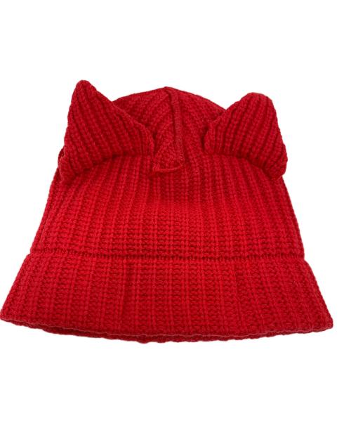 LOVERBOY（ラヴァーボーイ）LOVERBOY (ラヴァーボーイ) ニット帽 レッド サイズ:実寸サイズにてご確認ください。の古着・服飾アイテム