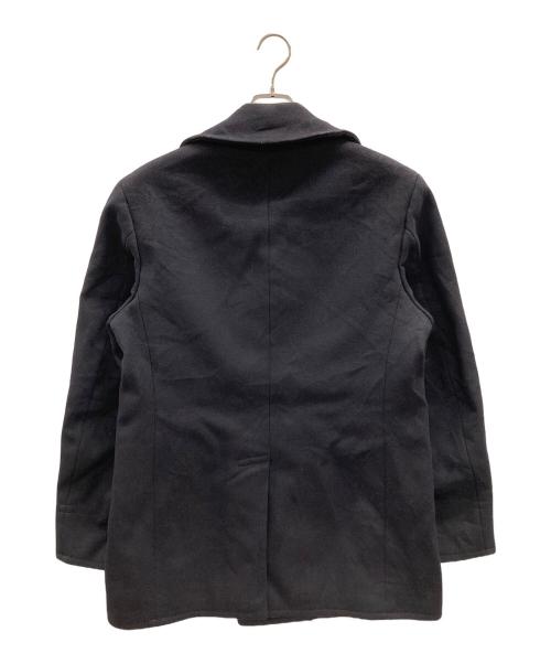 U'S NAVY（ユーエスネイビー）U'S NAVY (ユーエスネイビー) 60s ヴィンテージPコート(内部ステンシル有) ブラック サイズ:実寸サイズにてご確認ください。の古着・服飾アイテム