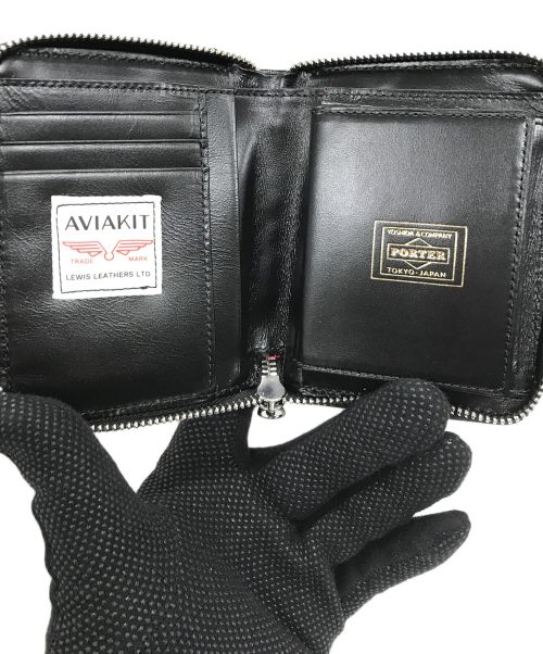 Lewis Leathers（ルイスレザース）Lewis Leathers (ルイスレザース) PORTER (ポーター) 2つ折り財布 サイズ:実寸サイズにてご確認ください。 未使用品の古着・服飾アイテム