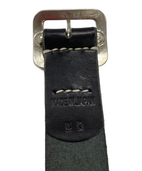 SUGAR CANE（シュガーケーン）SUGAR CANE (シュガーケーン) レザーベルト ブラック サイズ:実寸サイズにてご確認くださいの古着・服飾アイテム