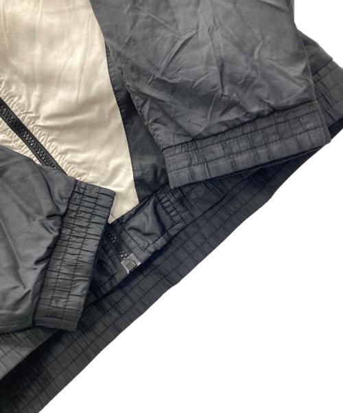 adidas（アディダス）adidas (アディダス) 90's ヴィンテージナイロンジャケット　刺繍ロゴ ブラック×ホワイト サイズ:Mの古着・服飾アイテム