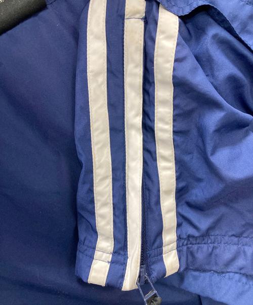 adidas（アディダス）adidas (アディダス) 90's ヴィンテージアノラックパーカー　刺繍ロゴ ネイビー サイズ:Lの古着・服飾アイテム