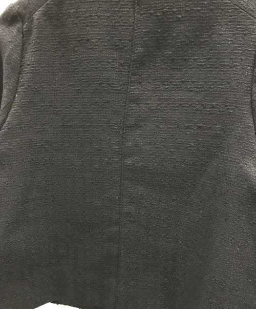 Snidel（スナイデル）Snidel (スナイデル) クラシックツイードジャケット ブラック サイズ:1の古着・服飾アイテム