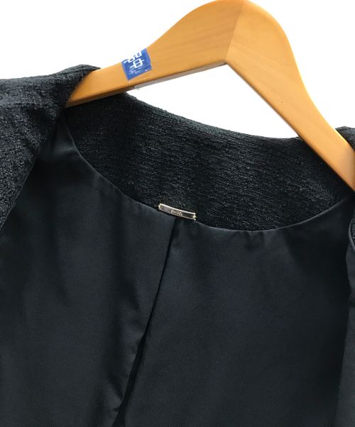 Snidel（スナイデル）Snidel (スナイデル) クラシックツイードジャケット ブラック サイズ:1の古着・服飾アイテム