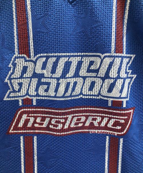 Hysteric Glamour（ヒステリックグラマー）Hysteric Glamour (ヒステリックグラマー) LINE（ライン） オーバーサイズノースリーブ ブルー サイズ:FREEの古着・服飾アイテム