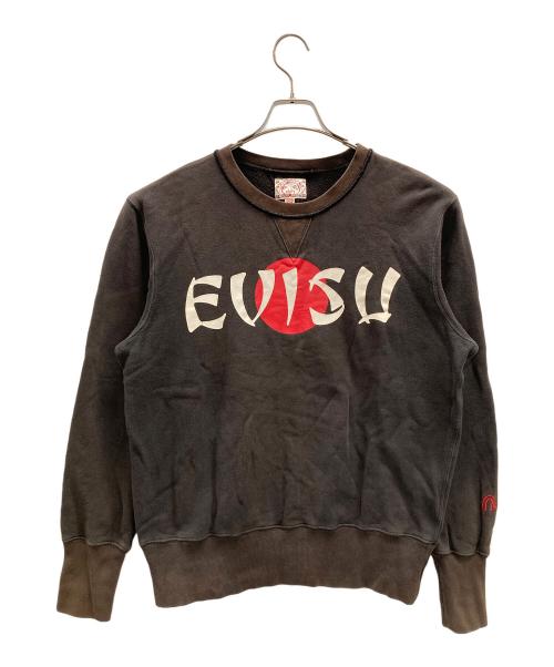 EVISU（エヴィス）EVISU (エビス) スウェット ブラウン サイズ:40の古着・服飾アイテム